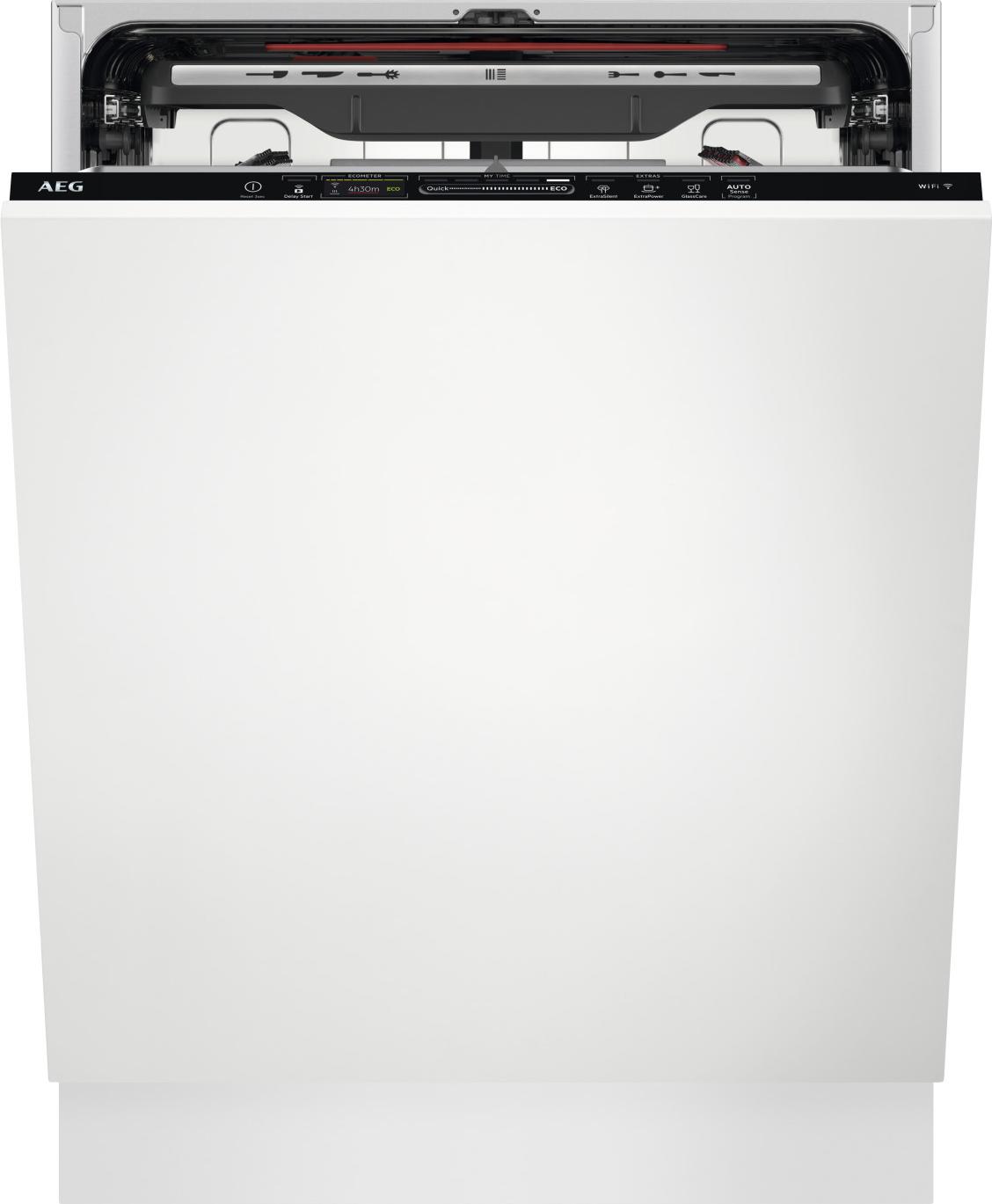 AEG FSK75778P, Voll integriert, Standardgröße (60 cm), Schwarz, Berührung, kalt, Heiß, Zusammenklappbar