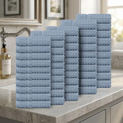 Home Weavers Inc Home Weavers Willow Collection 630GSM Cotton Zero Twist Super Absorbent Wash Cloth - 13x13