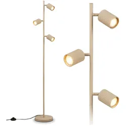 Briloner, Stehlampe, IDA LED Stehleuchte - Beige (GU10)
