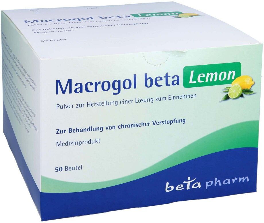 Macrogol Beta Lemon Plv.z.her.e.lsg.z.einnehmen