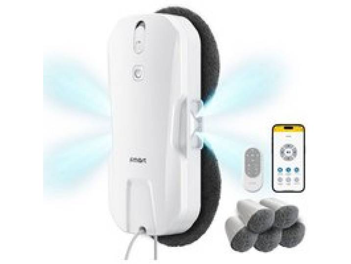 Robot lave-vitres - FMART - T11 - Aspiration 5300Pa - Réservoir 100ml - Autonomie 20min