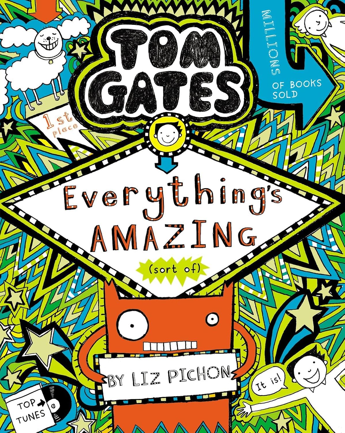 Scholastic Tom Gates #3: Everything's Amazing (sort of) by Liz Pichon - Paperback - Ages 9-12 - Bestselling Illustrated Diary Series