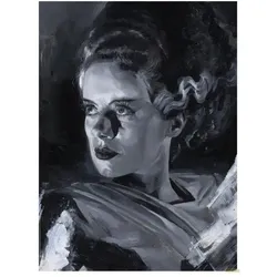 Sideshow, Bilder, Frankensteins Braut Kunstdruck Bride of Frankenstein by Chris Valentine 41 x 31 cm - ungerahmt (31 x 41 cm)