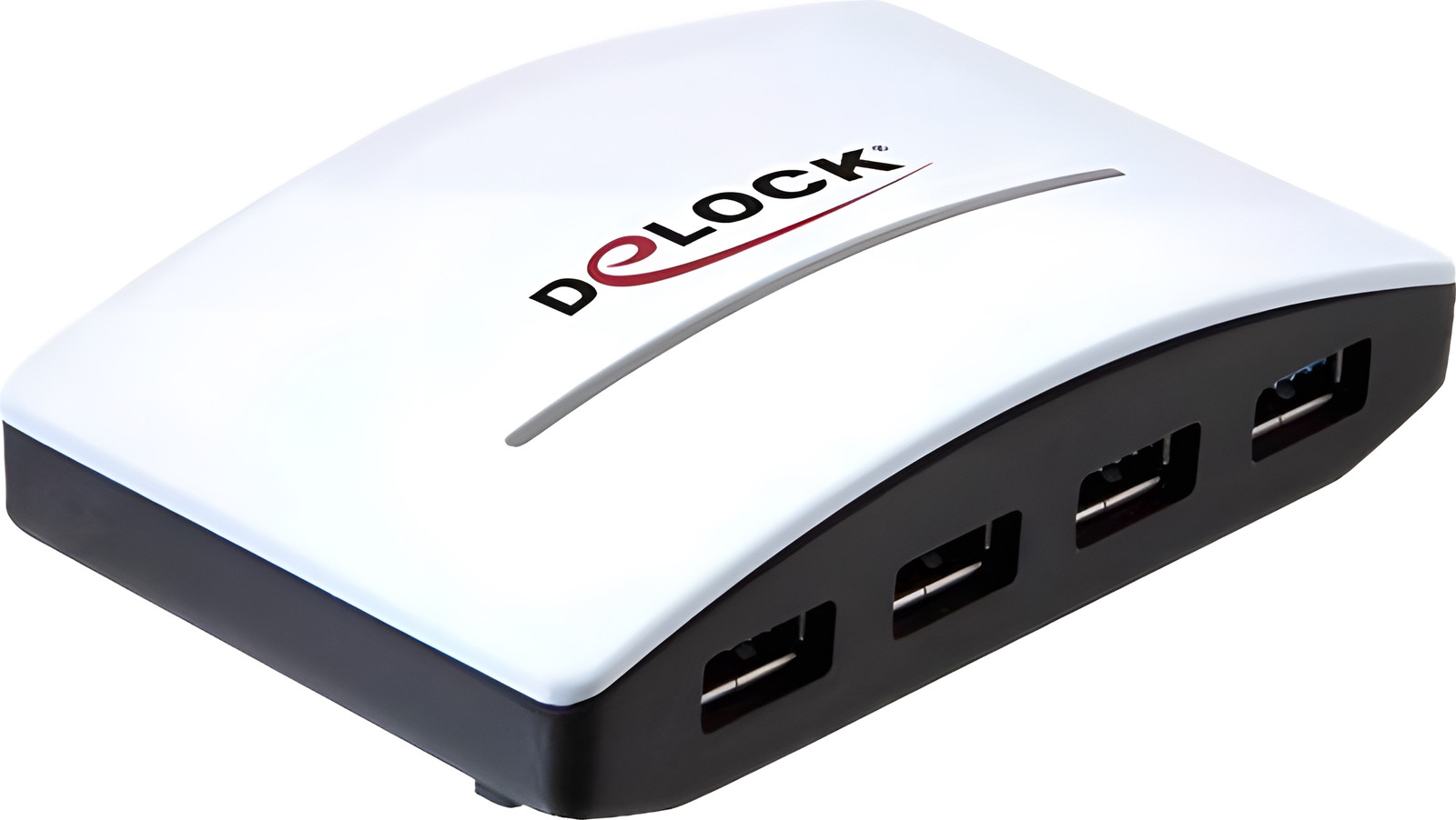 DeLOCK 61762 HUB 4-poorts USB 3.0 zwart/wit