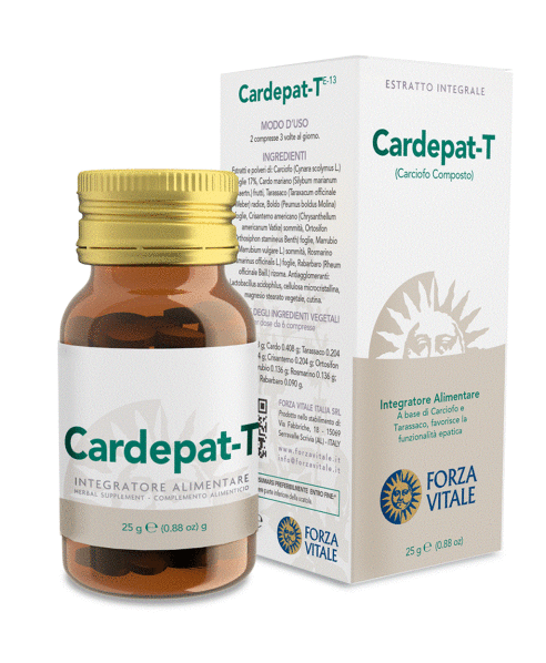 Forza Vitale Cardepat Compound Artichoke Hepatic Tablets 25 g