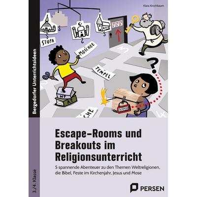 Escape-Rooms und Breakouts im Religionsunterricht, Taschenbuch von Klara Kirschbaum, Persen Verlag in der AAP Lehrerwelt GmbH, 978-3-403-20939-3