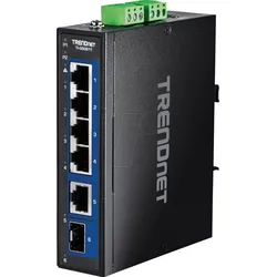 TRN TI-G50611 - Switch, 6-Port, Gigabit Ethernet, DIN Rail