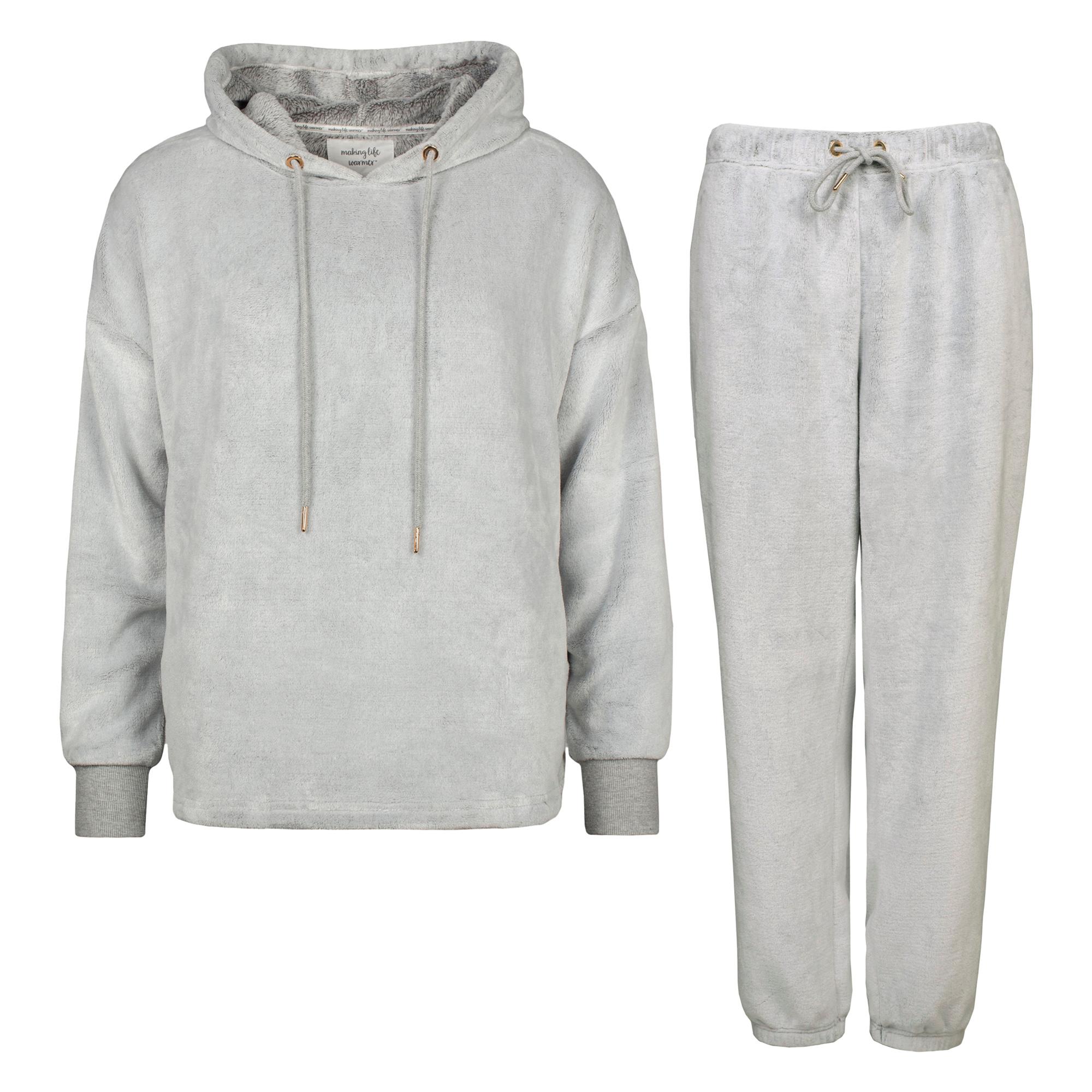 Dames Thermo Trainingspak Set met Zachte Top en Broek voor de Winter