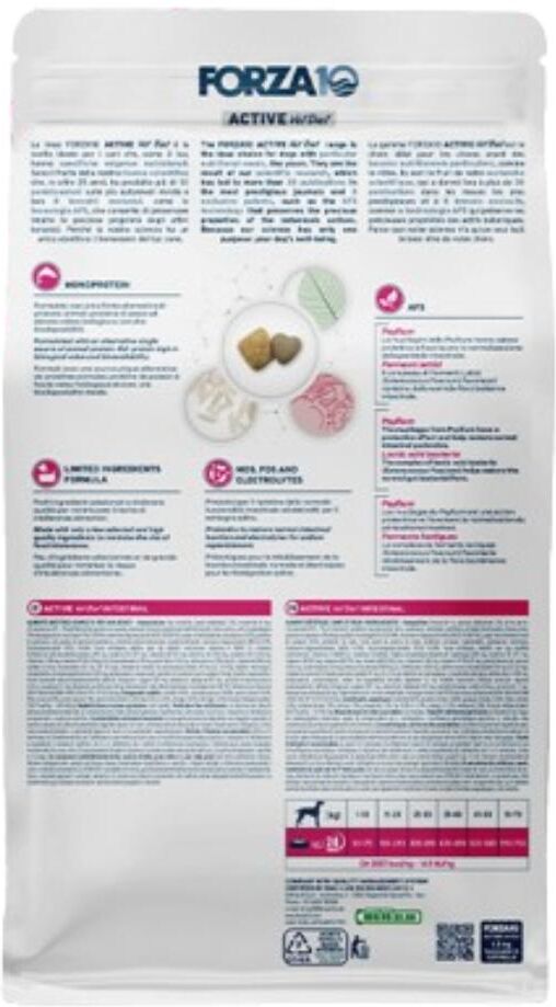Forza10 Dog Active Vet Diet Intestinal 4KG