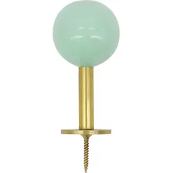 Ball Wandhaken 8 cm, meerblau, 2 St.