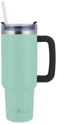 Brentwood 40oz Insulated Stainless Steel Tumbler Cup in Blue with Handle