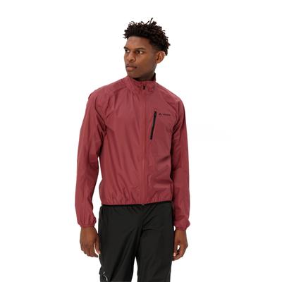 Fahrradjacke VAUDE "MEN'S DROP JACKET III", Herren, Gr. XXL, rot (roteva), Obermaterial: 100% Polyester, normal, Jacken Fahrradjacke, wasserdicht, winddicht, atmungsaktiv, Wassersäule 10000