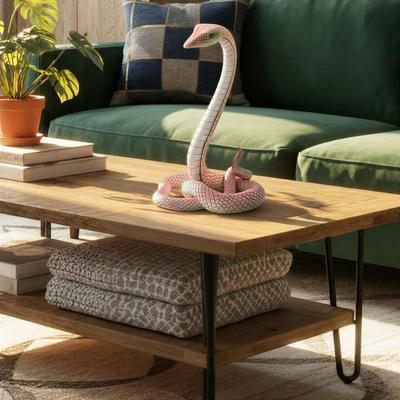 Storied Home "Resin Snake Figurine - 6.5""L x 4.88""W x 9.75""H"