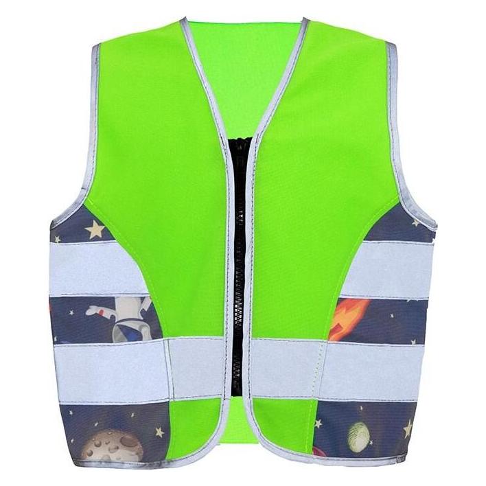 Korntex Kinder Warnweste Aerospace Neongrün/UFO CO2 Neutral S EN 17353 ACTAERUFO (S) (76.ACTN)
