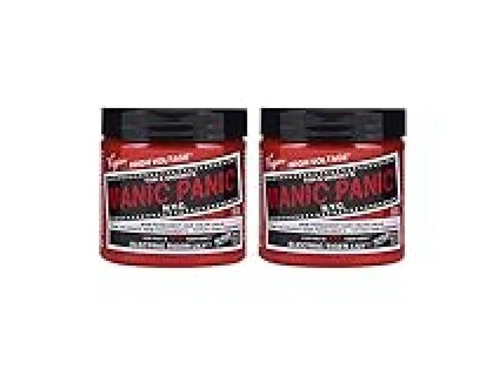 Manic Panic Electric Tiger Lily Classic Creme, Vegan, Cruelty Free, Orange Semi Permanent Hair Dye 2 x 118ml