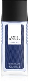 David Beckham Classic Blue desodorizante vaporizador para homens 75 ml. Classic Blue