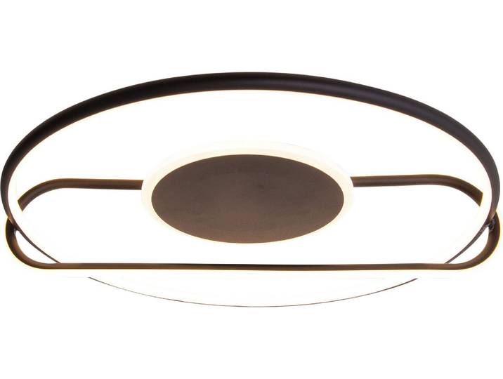 Plafonnier LED Salon Plafonnier Chambre à coucher Moderne noir 1384822