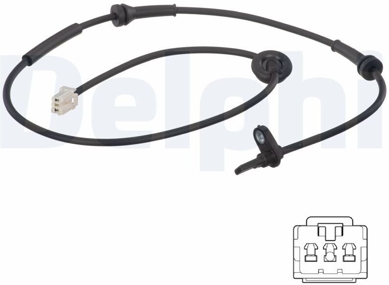 Delphi Sensor, Raddrehzahl Ss20622 Für Alfa Romeo