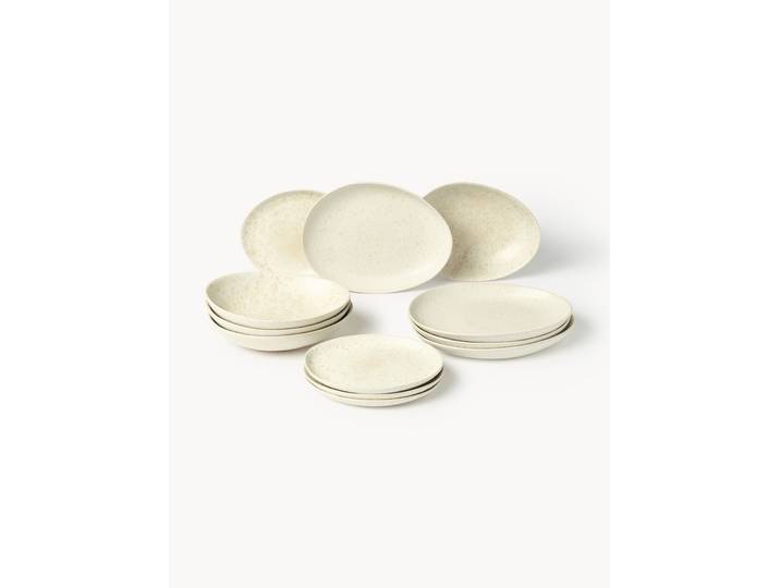 Service de table artisanal Macey, 4 personnes, 12 pièces