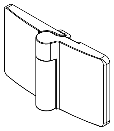 HSK Duschkabinenbau KG HSK Ersatzteile 270° Scharnier Aperto Anschlag links, 0° Stellung, Chrom, E100290-L-37-0-41 E100290-L-37-0-41