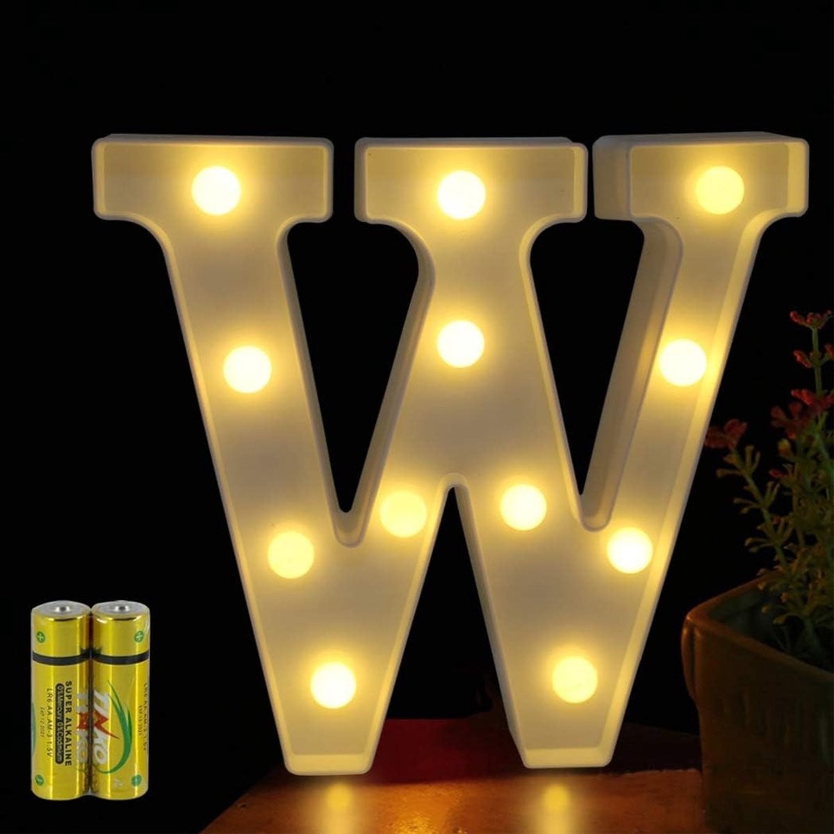 LED Alphabet Nachtlampje voor Kinderkamer en Decoratie