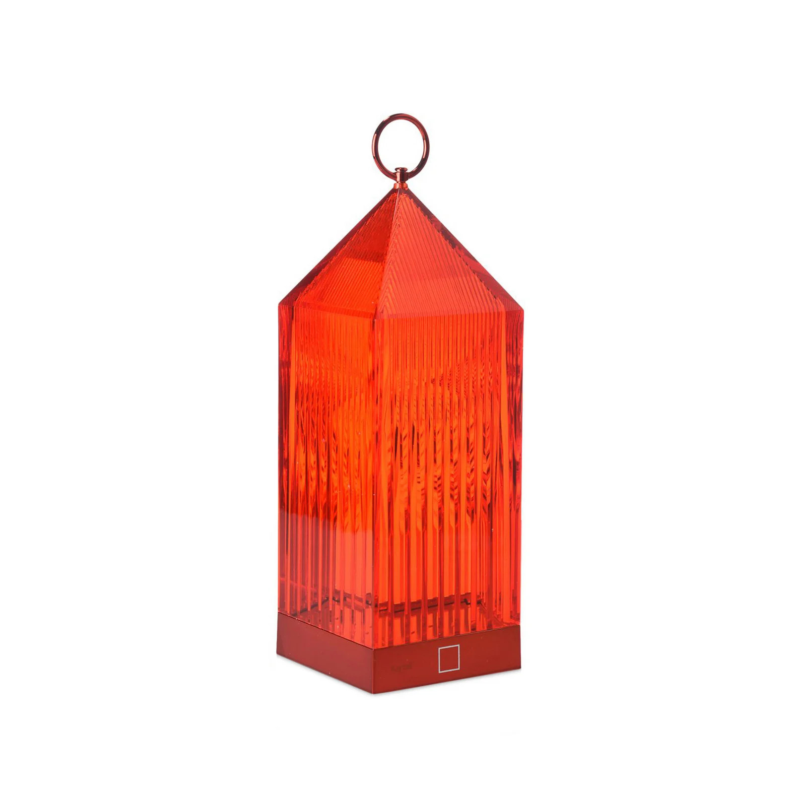 Kartell Lantern Portable tafellamp V2 Red - LED - Kunststof