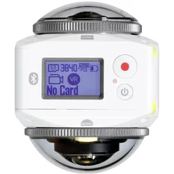 Kodak 4KVR360 Standard (30p, Bluetooth, NFC, WLAN), Action Cam, Weiss