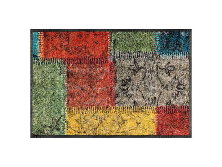 Fuß- & Sauberlaufmatte Vintage Patches 50 x 75cm Multicolor