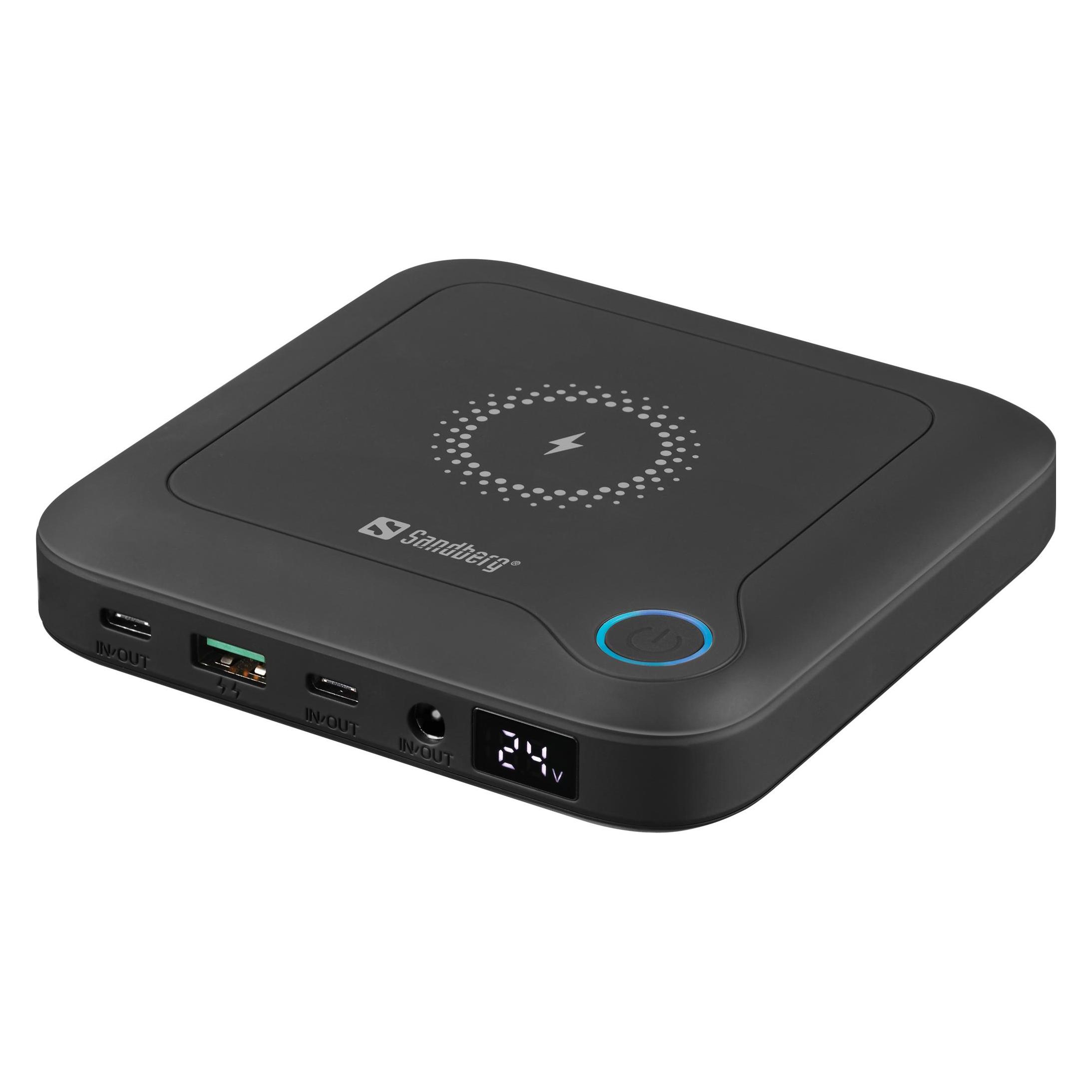 Sandberg All-in1 Laptop Powerbank 25000 (25000 mAh, 15 W, 91.25 Wh) (421-46)
