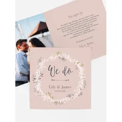 Hochzeitseinladungen selbst gestalten mit Spruch und Fotos im Onlinedesigner bei Meine-Kartenmanufaktur.de