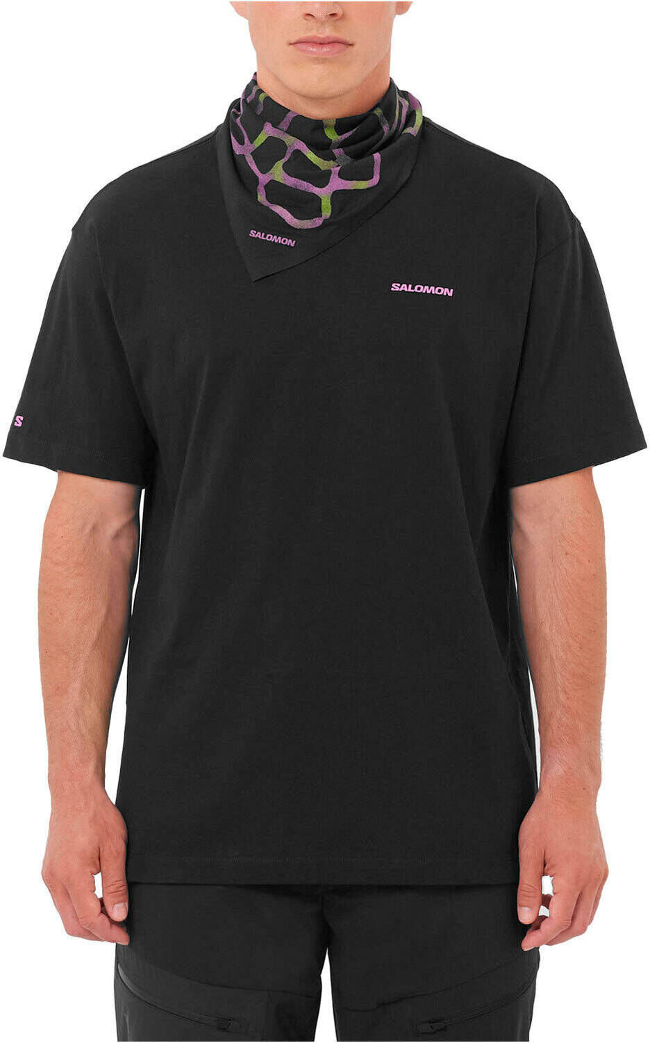 Salomon wild rays camiseta montaña manga corta hombre Negro (M)