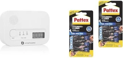 Pattex Sekundenkleber Ultra Gel Mini Trio, 3 Tuben 1 g
