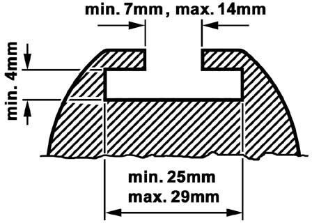 KAMEI 05200510 Roof bar adapter