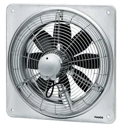 MAICO 0083.0066 Axial-Wandventilator DZQ 35/42 B quadrat. Wandplatte, Drehstrom, DN350 00830066