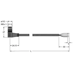 Turck Aktuator- u. Sensorleitung HT-SWSP3-5/S2430