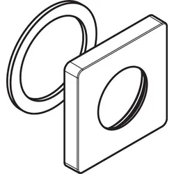 Hansgrohe Rosette 68/68 mm Metropol Griff 93161670