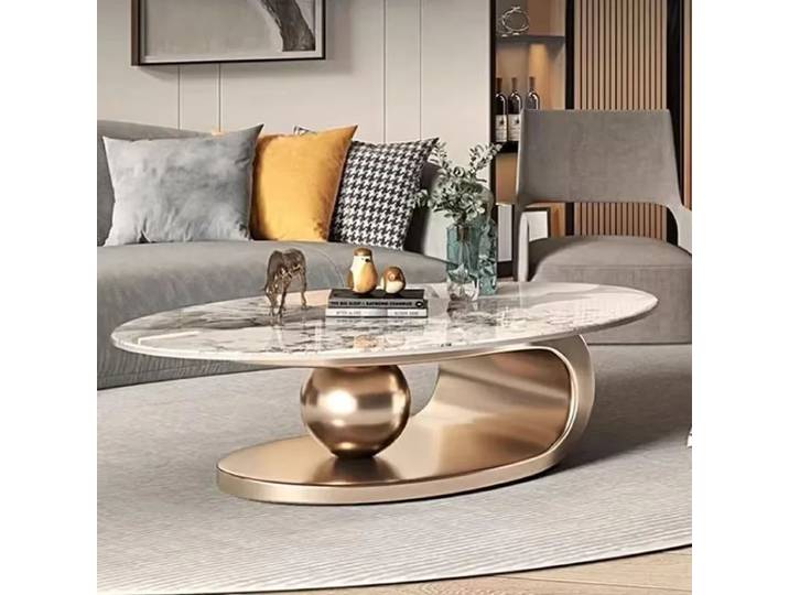 Table basse moderne Glam, esthétique luxueuse, design simple, tables basses Glam minimalistes, Stolik Kawowy, meubles de salon