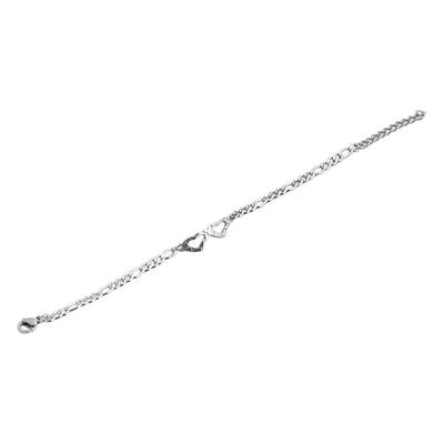 Armband ADELIA´S "Armband aus Edelstahl 18 cm", silber, Armbänder, Damen, 18cm, Edelstahl, Armband, Ideal als Geschenk zum Jubiläum