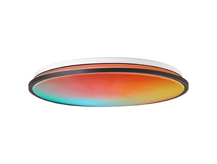Brilliant Heida LED Deckenaufbau-Paneel 48cm schwarz, Metall/Kunststoff, 1x 30 W LED integriert, (Lichtstrom: 3000lm, Lichtfarbe: 3000-6500K)