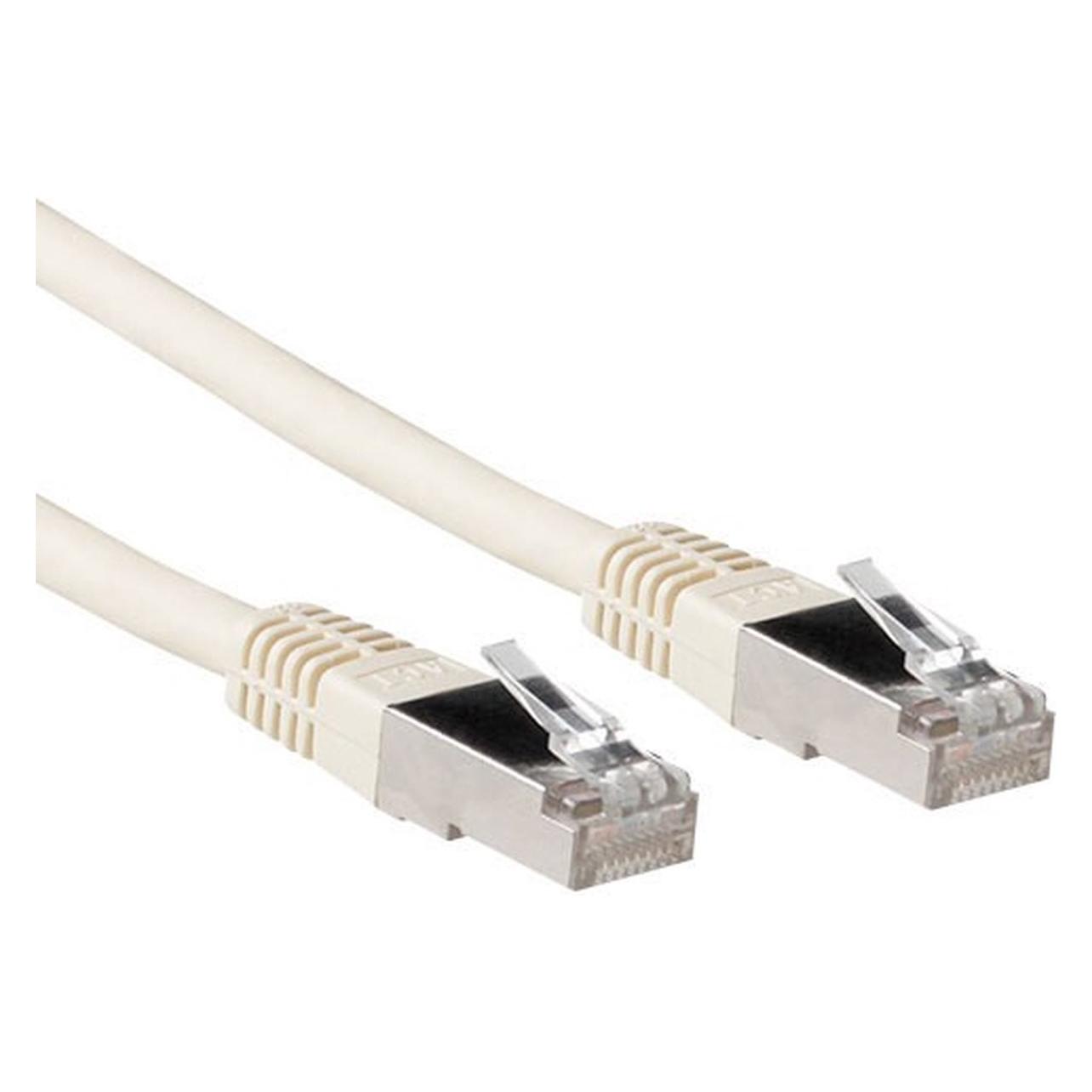 ACT 25.00m Cat6a SSTP PiMF 25m Cat6a S/FTP (S-STP) Elfenbein Netzwerkkabel (S/FTP, CAT6a, 25 m) (IB3625)