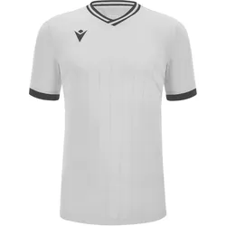 Macron, Unisex, Sportshirt, Halley (4XL), Silber