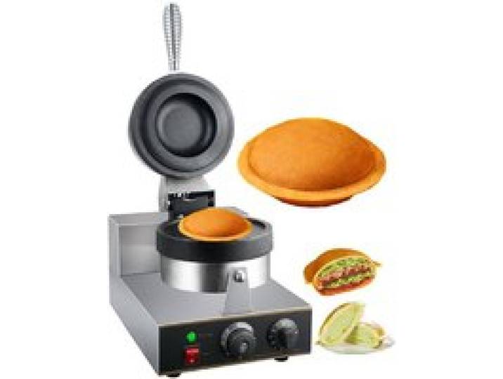 Machine À Hamburger Électrique 1200W – Gaufrier Multifonction Antiadhésif 220V Température Réglable 50-300°C Appareil À Sandwichs