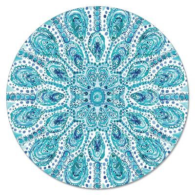 Counterart Glass Lazy Susan - Ocean Fantasy - 13x.039