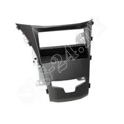 1-DIN Radioblende Radiohalterung SsangYong Korando (facelift) ab 2013 anthraz...