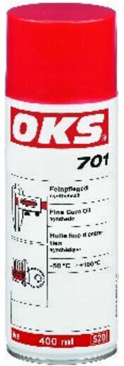 OKS Huile d'entretien fine 701 spray synthétique brun clair 400ml (1121230178)