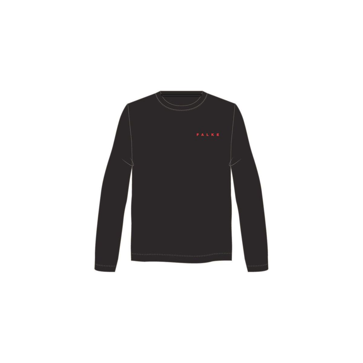 Falke Herren Training Langarmshirt black (3000) S 38779-3000-S