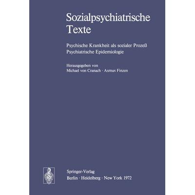 Sozialpsychiatrische Texte, Taschenbuch von , Springer Berlin, 978-3-540-05970-7