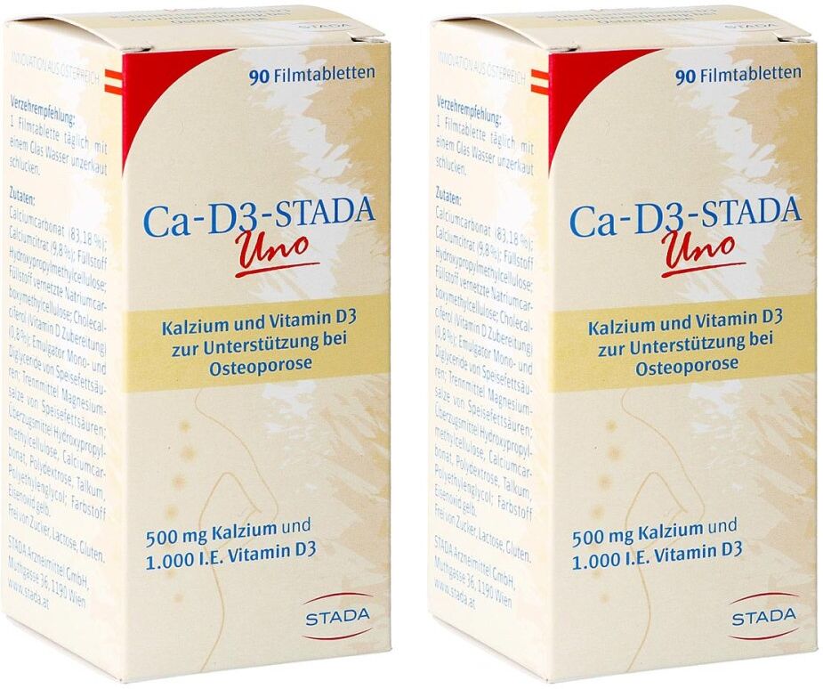 Ca D3 STADA UNO Filmtabletten 2x90stk