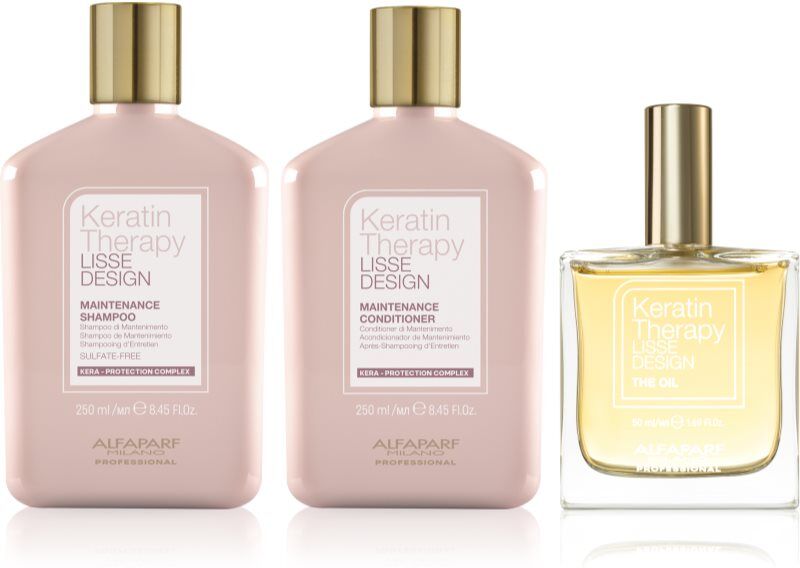 Alfaparf Milano Keratin Therapy Set set for shiny and soft hair