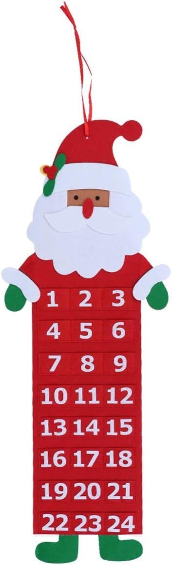 oCreon Kerst Adventskalender van vilt voor volwassenen
